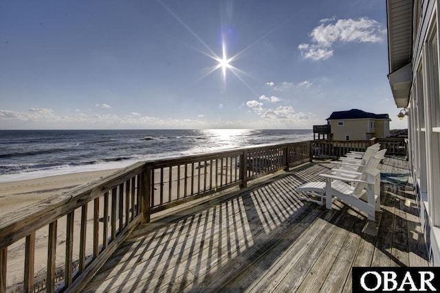 24255 S Shore Dr Lot # 9, Rodanthe, NC 27968 - surrounding community featuring a view of the beach and a deck with water view