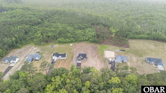 329 Country Club Rd Lot A, Lot A, Camden, NC 27921 - aerial view of property and surrounding area featuring a heavily wooded area