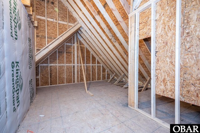 329 Country Club Rd Lot A, Lot A, Camden, NC 27921 - view of unfinished attic