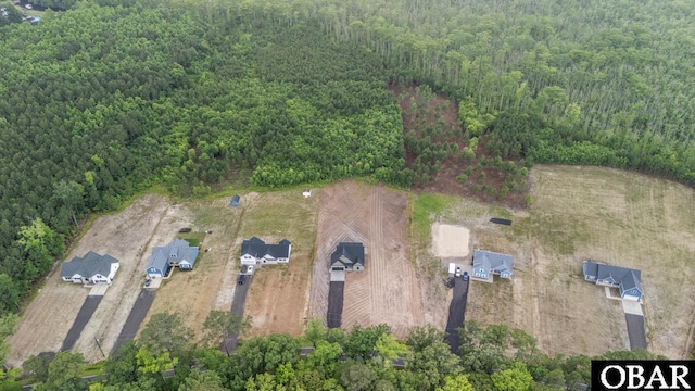 329 Country Club Rd Lot A, Lot A, Camden, NC 27921 - aerial view of property and surrounding area with a heavily wooded area