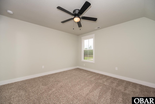 329 Country Club Rd Lot A, Lot A, Camden, NC 27921 - unfurnished room featuring carpet flooring, a smoke detector, ceiling fan, and baseboards