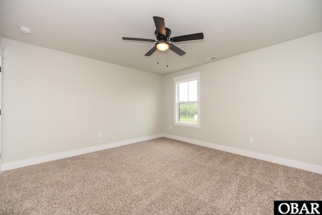 329 Country Club Rd Lot A, Lot A, Camden, NC 27921 - empty room featuring carpet flooring, baseboards, and a ceiling fan