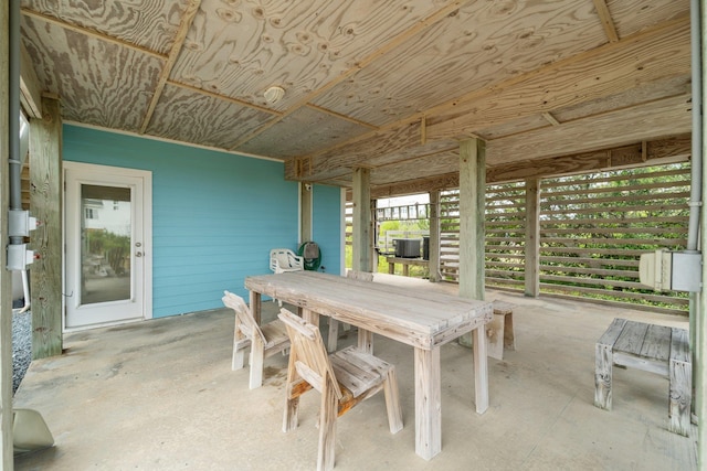 view of patio / terrace with outdoor dining area