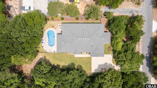 197 Wax Myrtle Trl Lot # 15R, Southern Shores, NC 27949 - aerial view of a pool