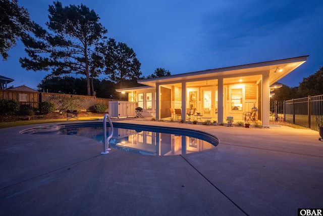 197 Wax Myrtle Trl Lot # 15R, Southern Shores, NC 27949 - view of pool with a patio
