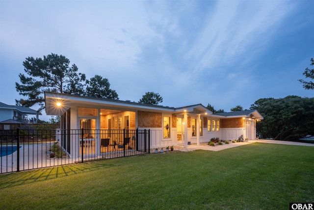197 Wax Myrtle Trl Lot # 15R, Southern Shores, NC 27949 - view of front facade with a patio area