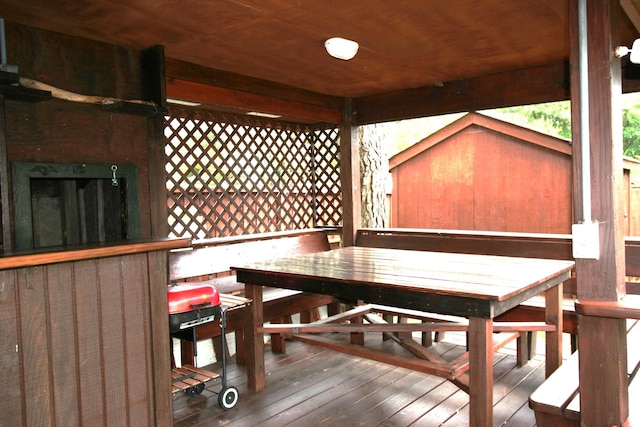 view of deck