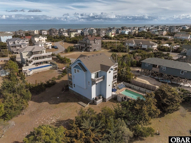 aerial view featuring a residential view