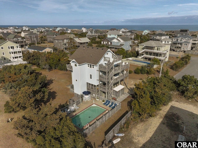 bird's eye view featuring a residential view