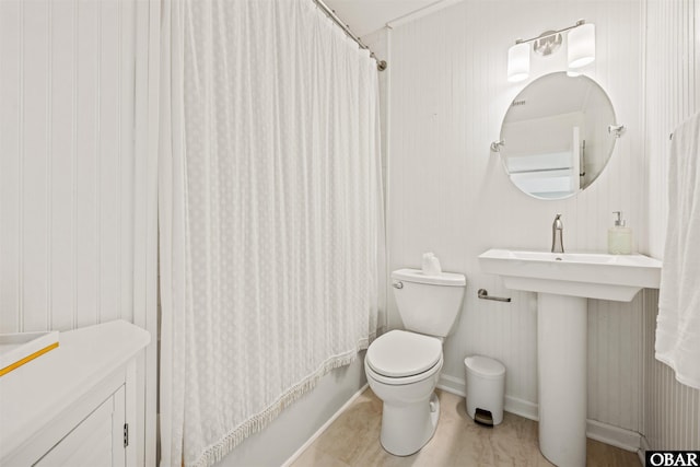 614-B Sea Oats Ct Lot # 6, Corolla, NC 27927 - full bathroom featuring toilet and baseboards