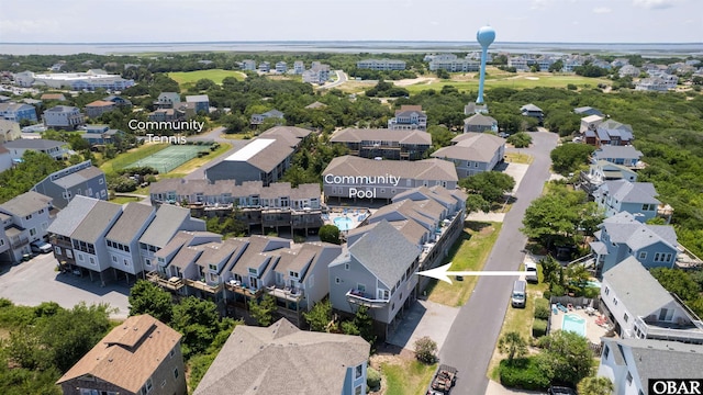 614-B Sea Oats Ct Lot # 6, Corolla, NC 27927 - aerial perspective of suburban area