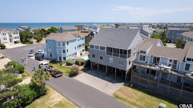 614-B Sea Oats Ct Lot # 6, Corolla, NC 27927 - aerial view of residential area featuring a nearby body of water