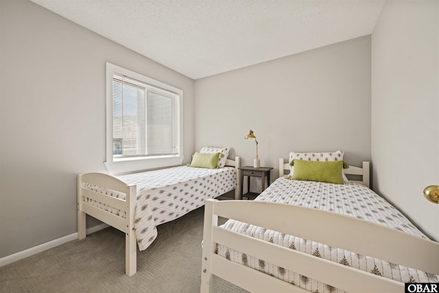 614-B Sea Oats Ct Lot # 6, Corolla, NC 27927 - bedroom with carpet floors and a textured ceiling