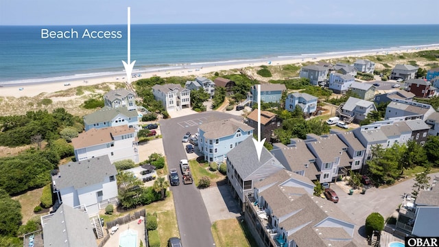 614-B Sea Oats Ct Lot # 6, Corolla, NC 27927 - aerial view of property and surrounding area featuring expansive beach
