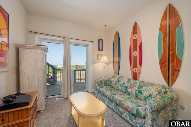 56432 NC-12 Hwy Lot 1, Hatteras, NC 27943 - living area featuring carpet flooring and baseboards