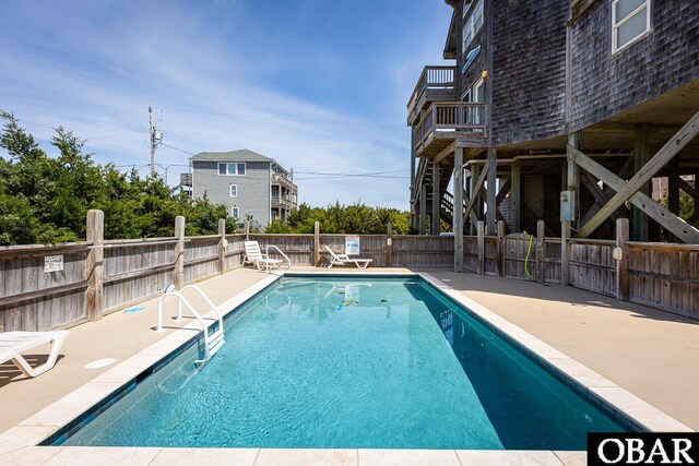 23212 Sea Oats Dr Lot 18, Rodanthe, NC 27968 - view of pool with fence, a patio area, and a fenced in pool