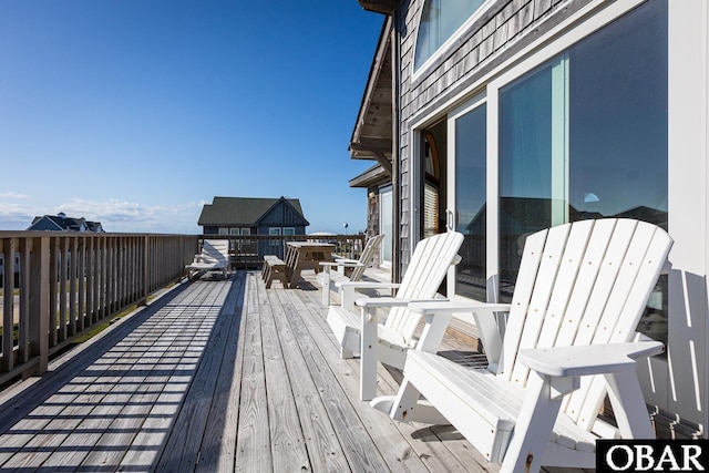 23212 Sea Oats Dr Lot 18, Rodanthe, NC 27968 - deck with outdoor dining area