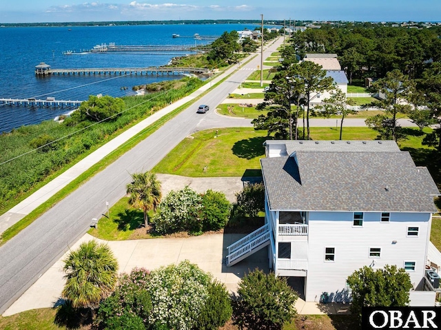2603 Bay Dr Lot 3, Kill Devil Hills, NC 27948 - aerial view of property and surrounding area featuring a nearby body of water