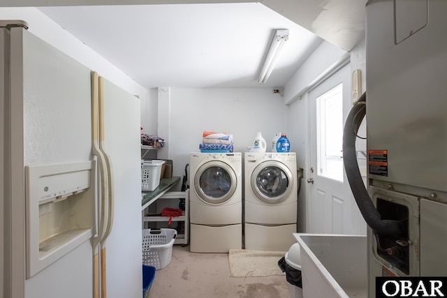 2603 Bay Dr Lot 3, Kill Devil Hills, NC 27948 - washroom with washing machine and clothes dryer