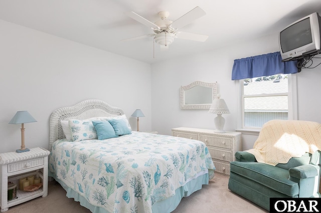 2603 Bay Dr Lot 3, Kill Devil Hills, NC 27948 - bedroom featuring light colored carpet and a ceiling fan
