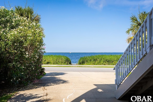2603 Bay Dr Lot 3, Kill Devil Hills, NC 27948 - view of patio / terrace with a water view