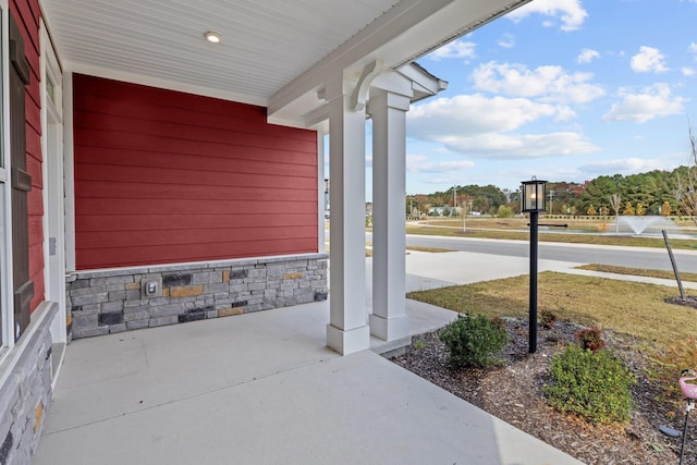 104 Garland St Lot 3, Moyock, NC 27958 - view of patio featuring covered porch