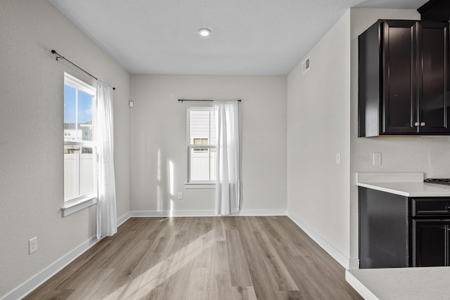 104 Garland St Lot 3, Moyock, NC 27958 - unfurnished dining area with visible vents, light wood finished floors, and plenty of natural light
