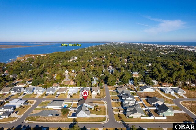 1304 Harpoon Dr Lot # 70, Kill Devil Hills, NC 27948 - view of property location featuring a nearby body of water and nearby suburban area