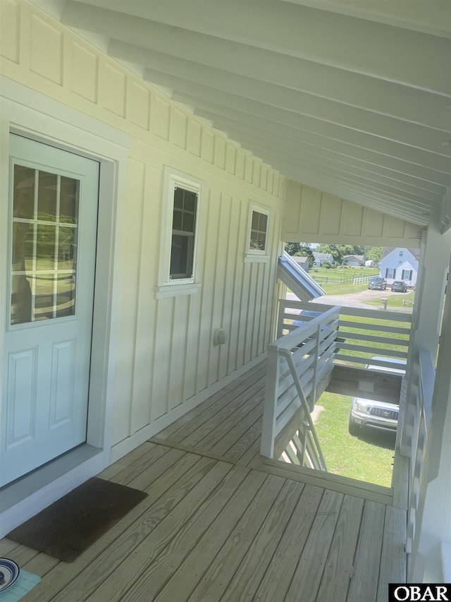 102 Daybreak Ct Lot # 53, Grandy, NC 27939 - view of wooden deck