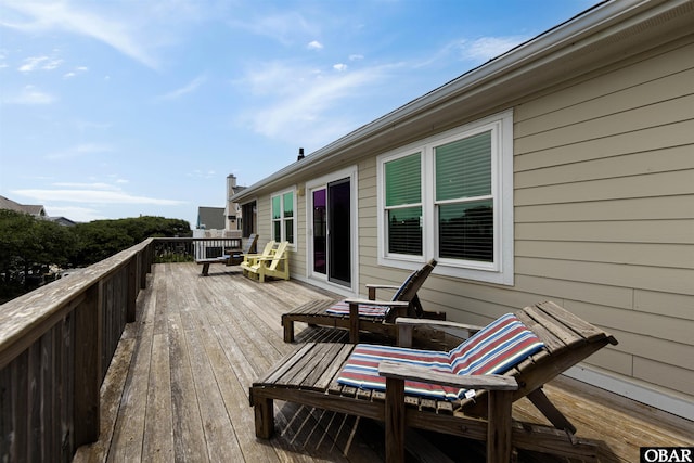 629 Sanderling Trl Lot 51, Corolla, NC 27927 - view of wooden terrace