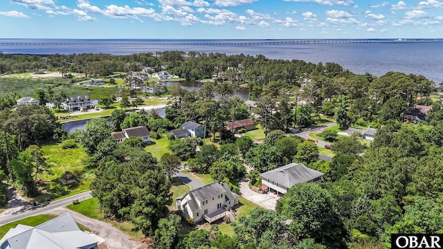 1095 Burnside Rd Lot B3, Manteo, NC 27954 - aerial perspective of suburban area featuring a nearby body of water and a tree filled landscape