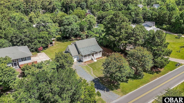 1095 Burnside Rd Lot B3, Manteo, NC 27954 - bird's eye view of a heavily wooded area