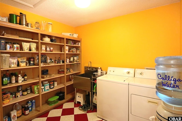509 Telegraph Ct Lot 17, Kill Devil Hills, NC 27948 - laundry area with tile patterned floors and separate washer and dryer