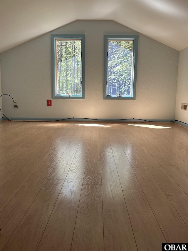 509 Telegraph Ct Lot 17, Kill Devil Hills, NC 27948 - additional living space featuring hardwood / wood-style flooring and lofted ceiling