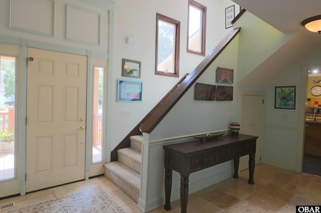 509 Telegraph Ct Lot 17, Kill Devil Hills, NC 27948 - entrance foyer with stairs