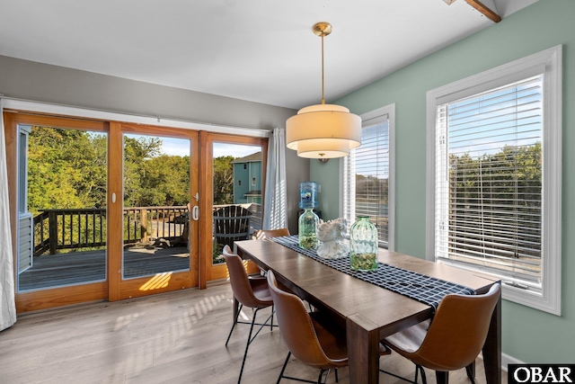 100 Tides Dr Lot 1, Duck, NC 27949 - dining area featuring light wood-style floors and french doors