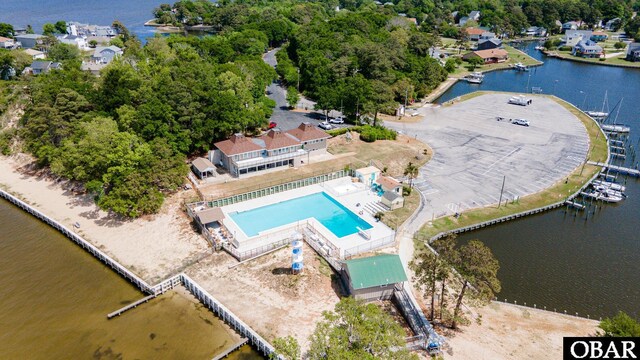 542 Harbour View Dr Lot 59, Kill Devil Hills, NC 27948 - bird's eye view with a water view