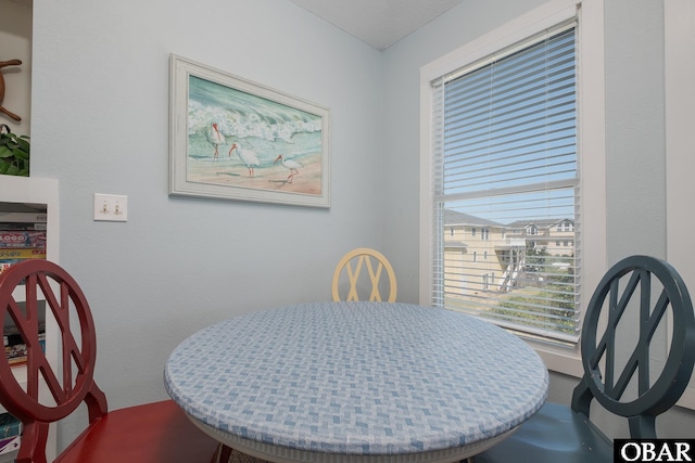 view of dining area