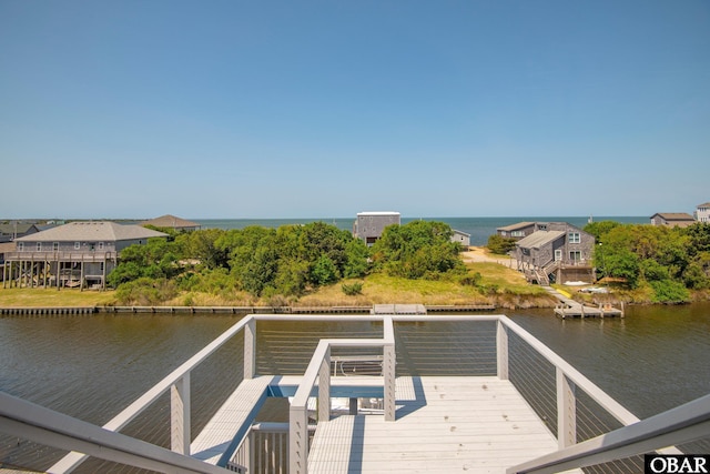 50011 Kings Point Dr Lot 335, Frisco, NC 27936 - dock area featuring a water view