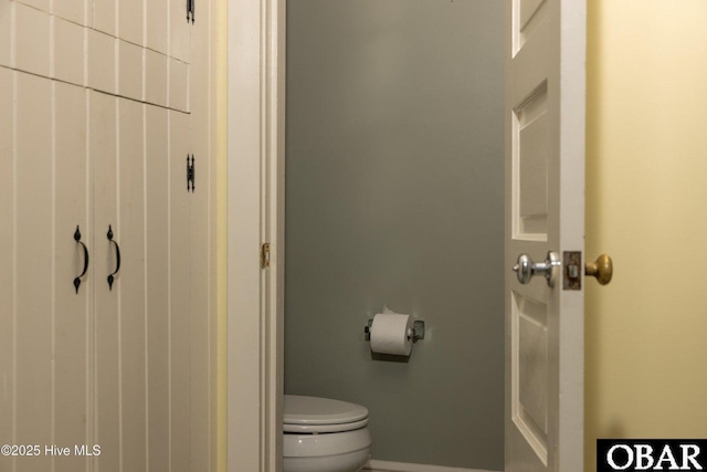 505 N Broad St, Edenton, NC 27932 - bathroom featuring toilet and baseboards