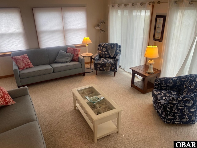 58221 Liberator Way Lot 1-3, Hatteras, NC 27943 - living area with light colored carpet and plenty of natural light