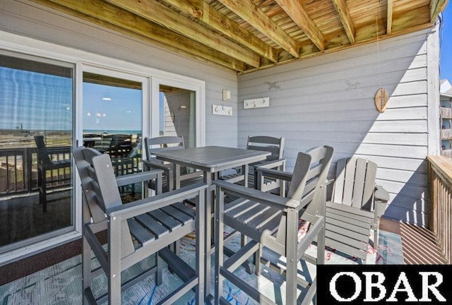 24250 Resort Rodanthe Dr Unit 12B, Rodanthe, NC 27968 - deck with outdoor dining space