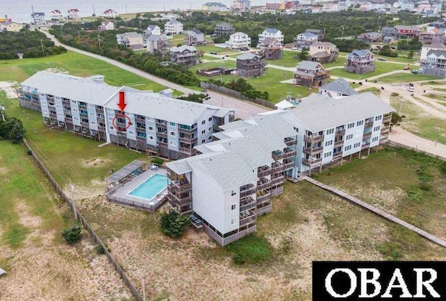 24250 Resort Rodanthe Dr Unit 12B, Rodanthe, NC 27968 - drone / aerial view of a pool area
