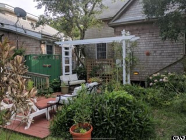 671 Irvin Garrish Hwy Lot # 1, Ocracoke, NC 27960 - view of yard featuring a deck