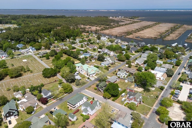504 Lord Essex Ave, Manteo, NC 27954 - bird's eye view featuring a residential view and a water view