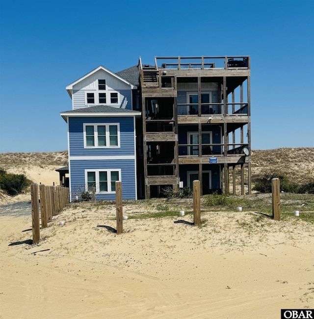 2237 Sandfiddler Rd Lot # 9, Corolla, NC 27927 - back of house with a balcony