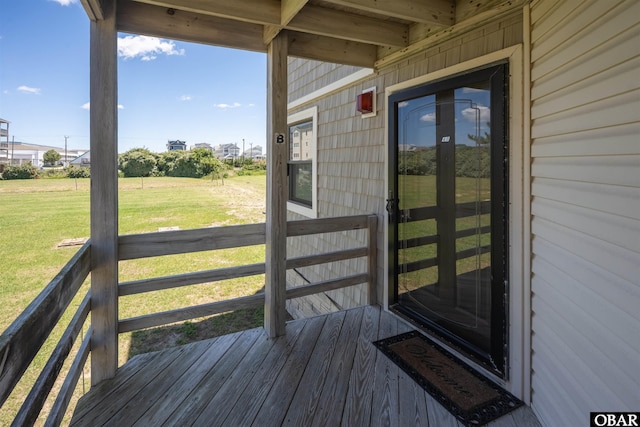 2009 Wrightsville Blvd Unit 4-B, Kill Devil Hills, NC 27948 - deck with a lawn