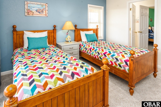 bedroom featuring carpet floors