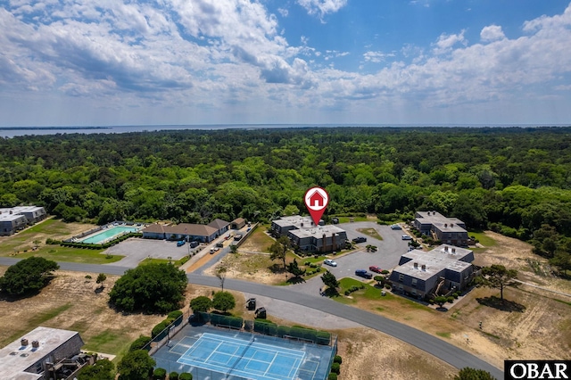 3002 Seahorse Ct Unit 3002, Kitty Hawk, NC 27949 - bird's eye view of a heavily wooded area