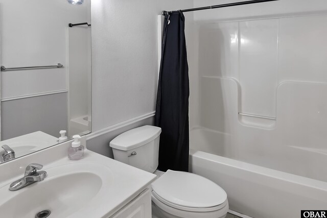192 Colingwood Ln Lot 22, Kill Devil Hills, NC 27948 - bathroom with shower / bathtub combination with curtain and vanity
